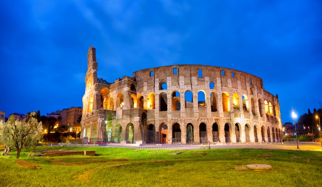 colosseum in rome, italy 